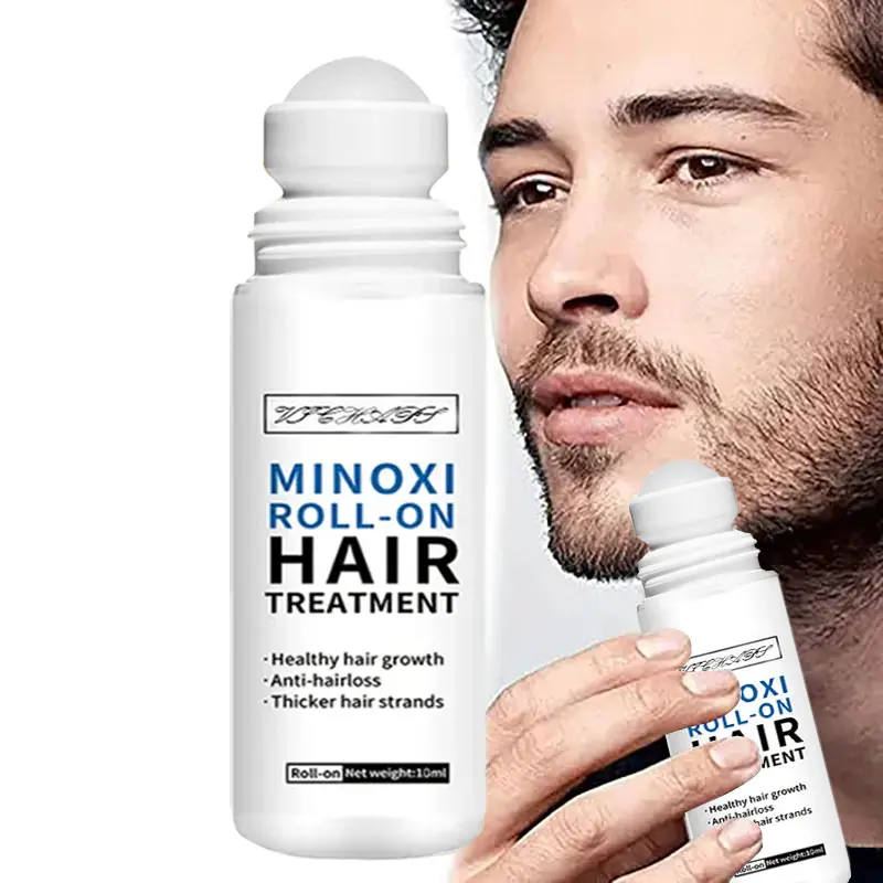 Hair Growth Serum Roll-on Minoxidil Biotin Repairing Hairline Hair Thickening Treatment Essence
