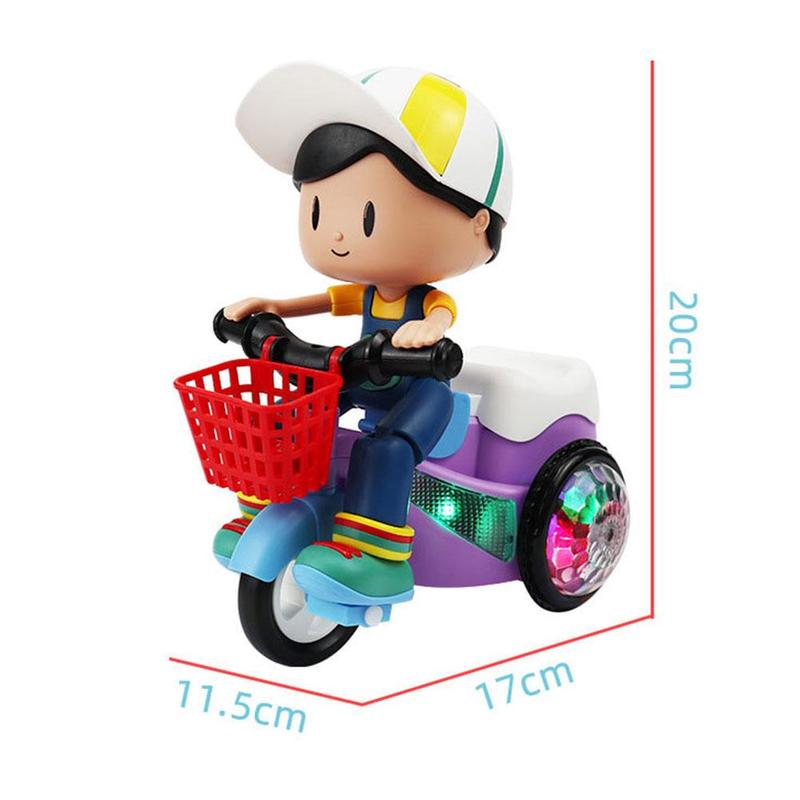 Music Rotating Stunt Tricycle Toy Electric Music Cool Tricycle Y7X6 8