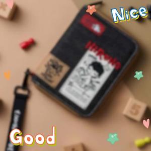 Hirono Echo Series Accessories Canvas Zipper Wallet Passport Bag 1